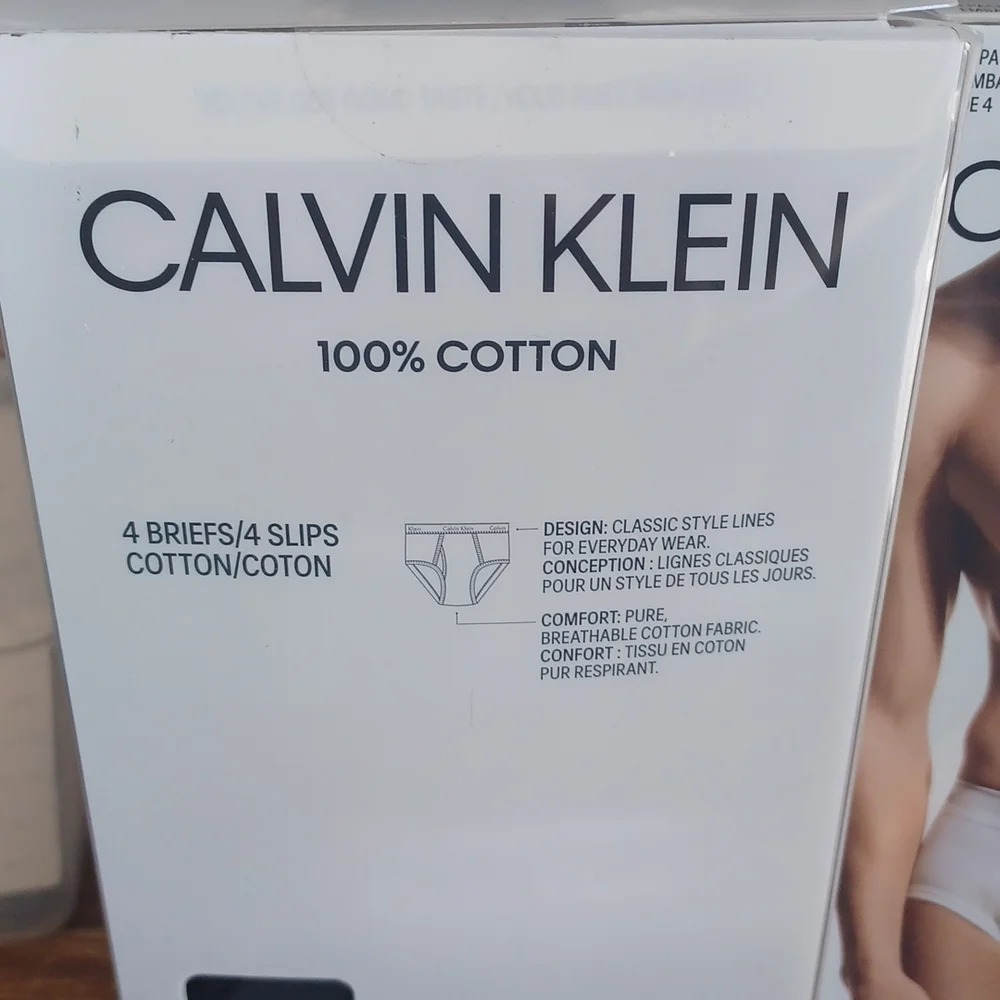 Calvin klein 4 pack  Brief/Slip Men's Classic Fit - Picture 2 of 6